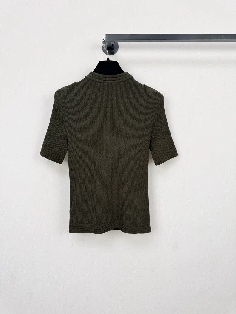 Balmain Balmain Knitted Short Sleeve Top Size S / US 4 / IT 40 - 6 Thumbnail