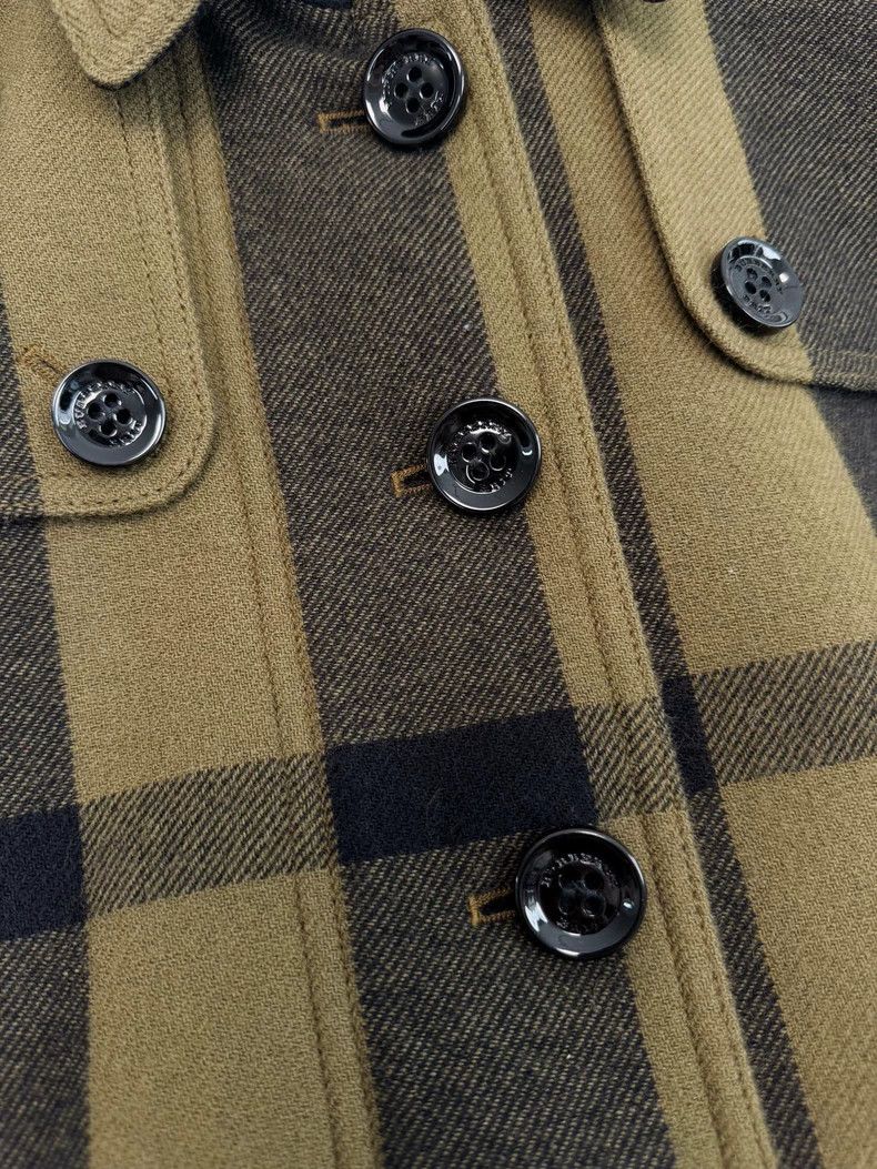 Burberry Burberry Wool Coat in Plaid Design Size XS / US 0-2 / IT 36-38 - 3 Thumbnail