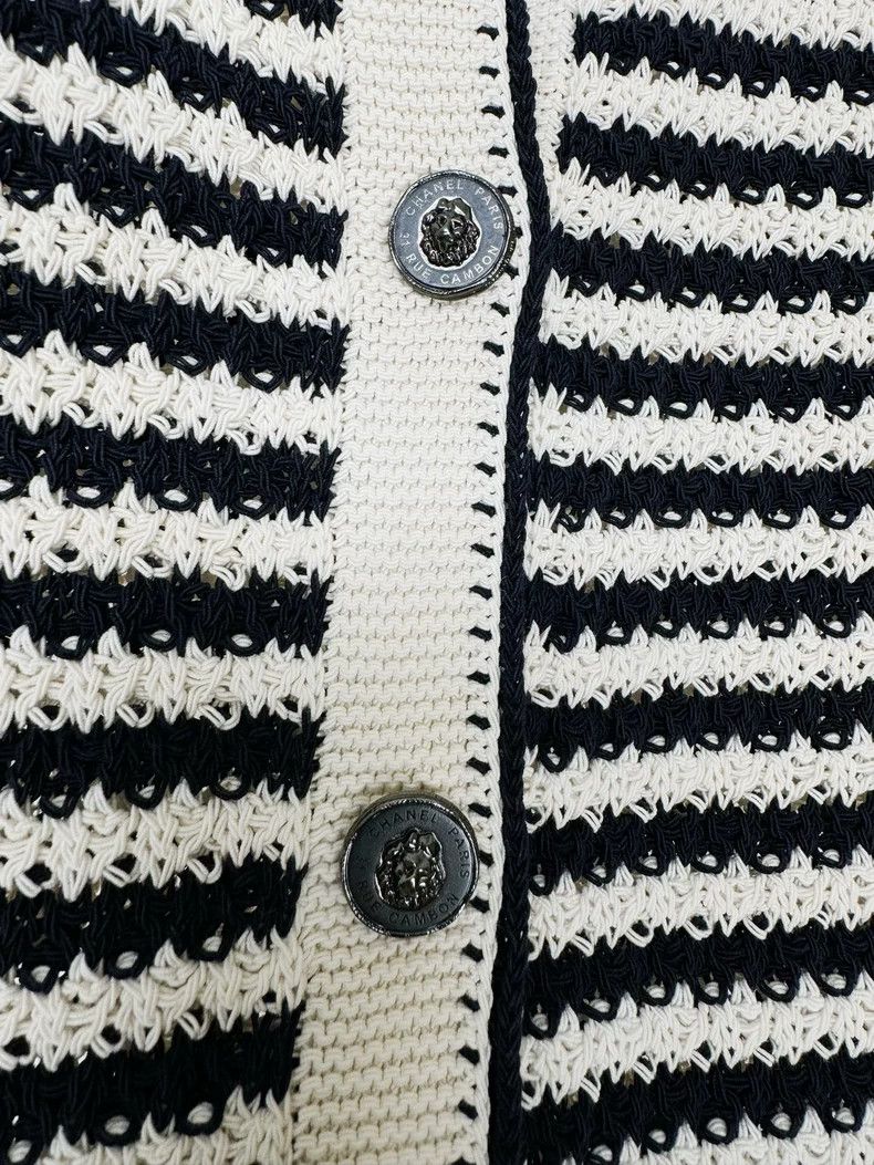 Chanel Chanel Striped Knit Vest Size 34 Size XS / US 0-2 / IT 36-38 - 3 Thumbnail