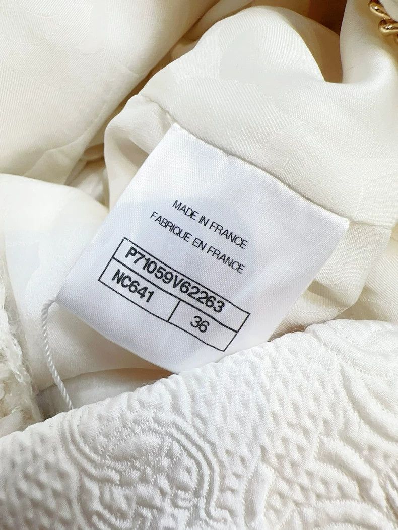 Chanel Chanel 21A Castle Series White Jacket Size S / US 4 / IT 40 - 6 Thumbnail