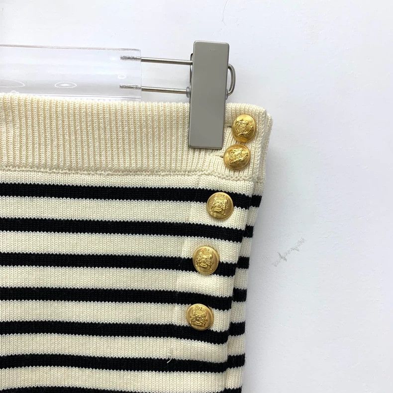 Celine Celine Striped Wool Short Strapless Top Size S / US 4 / IT 40 - 3 Thumbnail