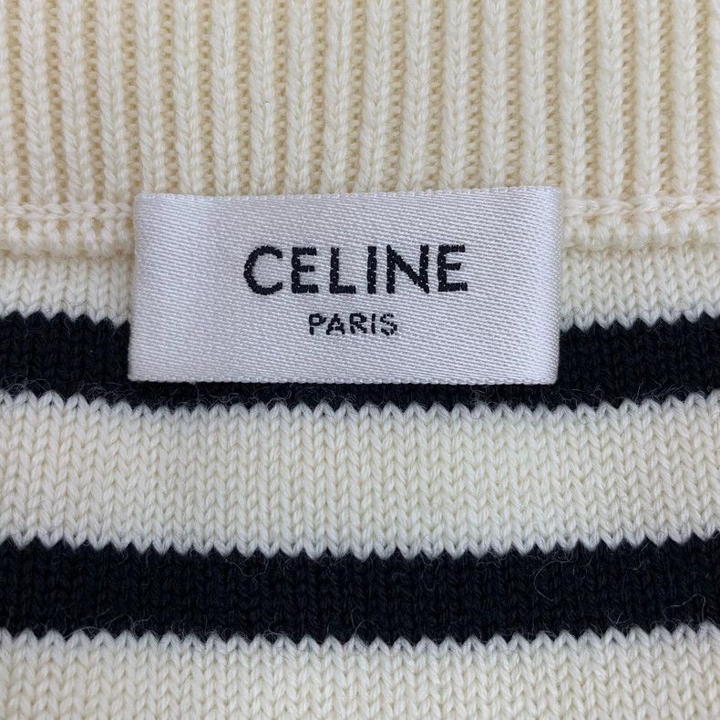 Celine Celine Striped Wool Short Strapless Top Size S / US 4 / IT 40 - 5 Thumbnail