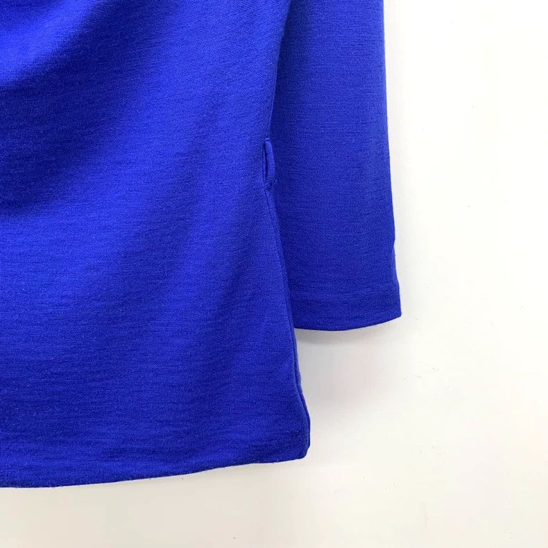 Gucci Gucci Deep Blue Wool Long Sleeve Top Size S / US 4 / IT 40 - 4 Thumbnail