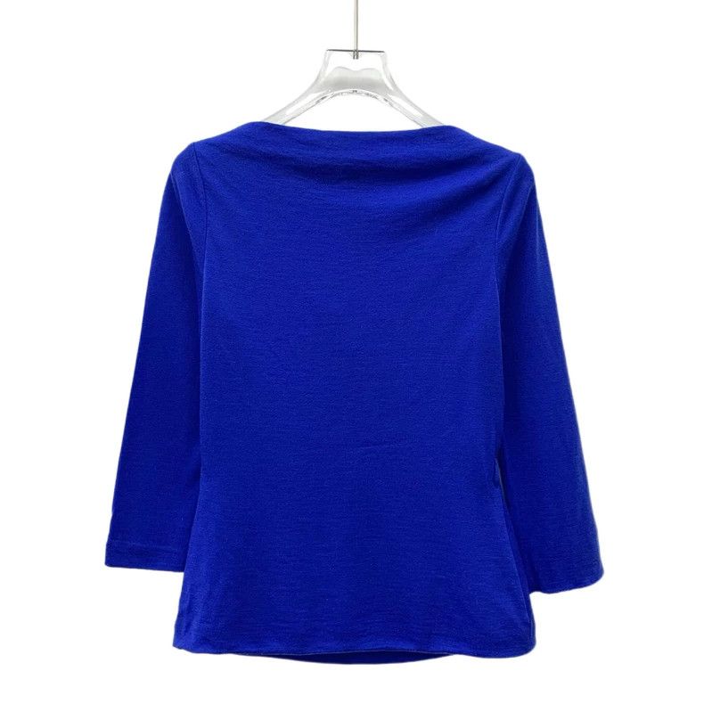Gucci Gucci Deep Blue Wool Long Sleeve Top Size S / US 4 / IT 40 - 2 Thumbnail