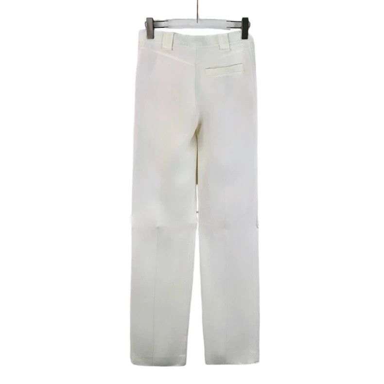 Louis Vuitton Louis Vuitton White Casual Straight Leg Pants Size 34" / US 12 / IT 48 - 2 Thumbnail