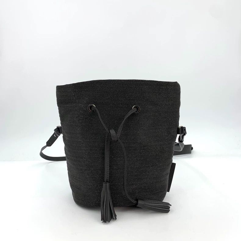 Brunello Cucinelli Brunello Cucinelli Black Bucket Bag with Beads Size ONE SIZE - 2 Thumbnail