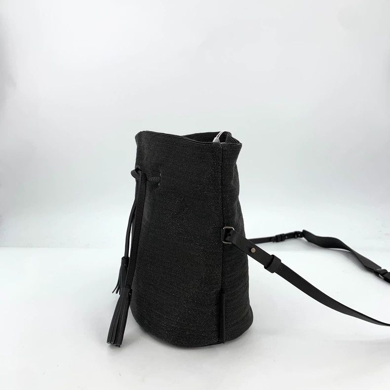 Brunello Cucinelli Brunello Cucinelli Black Bucket Bag with Beads Size ONE SIZE - 3 Thumbnail