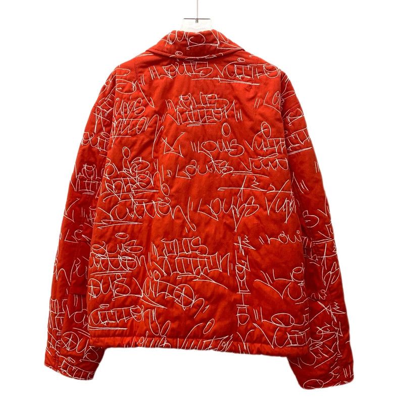 Louis Vuitton Louis Vuitton Red Embroidered Zip Jacket Size L / US 10 / IT 46 - 2 Thumbnail