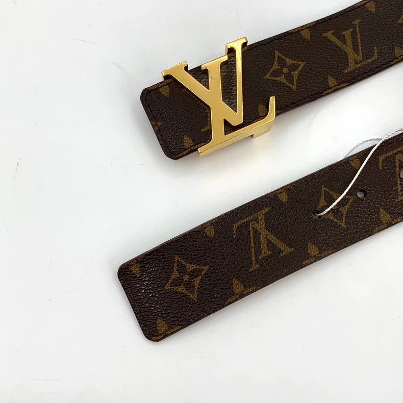 Louis Vuitton Louis Vuitton Brown Logo Smooth Buckle Belt Size ONE SIZE - 4 Thumbnail
