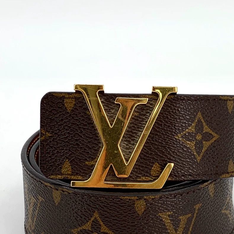 Louis Vuitton Louis Vuitton Brown Logo Smooth Buckle Belt Size ONE SIZE - 2 Thumbnail