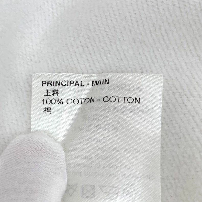 Louis Vuitton Louis Vuitton White Logo Cotton Crop Sweatshirt Size XS / US 0-2 / IT 36-38 - 7 Thumbnail