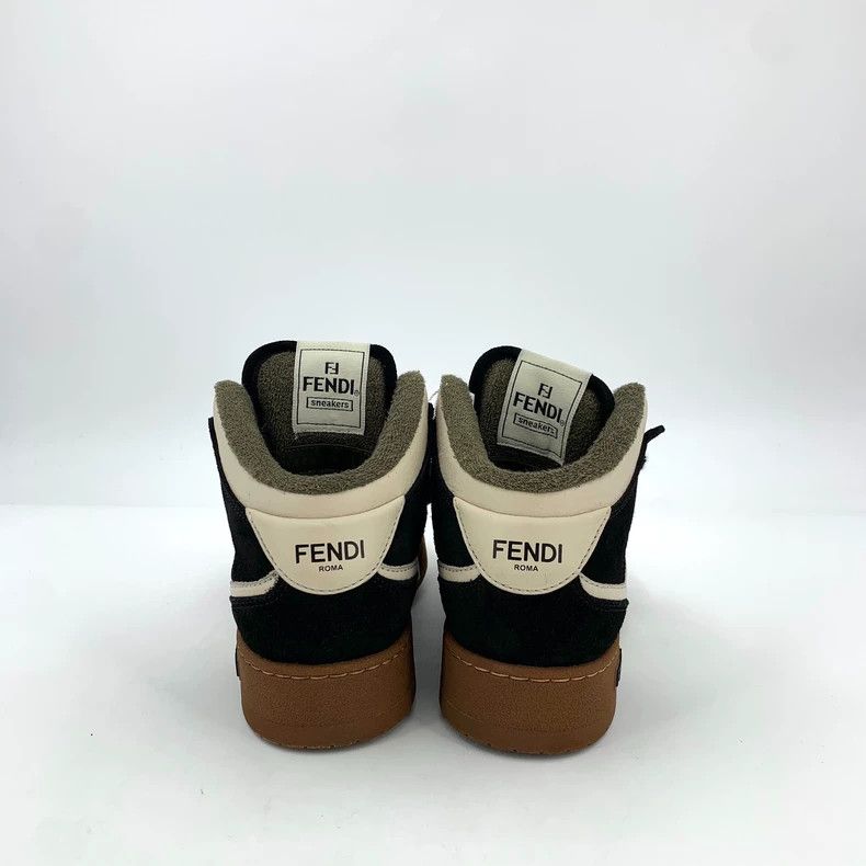 Fendi Fendi Match Color Block Mid-Top Sneakers Size US 6 / IT 36 - 4 Thumbnail