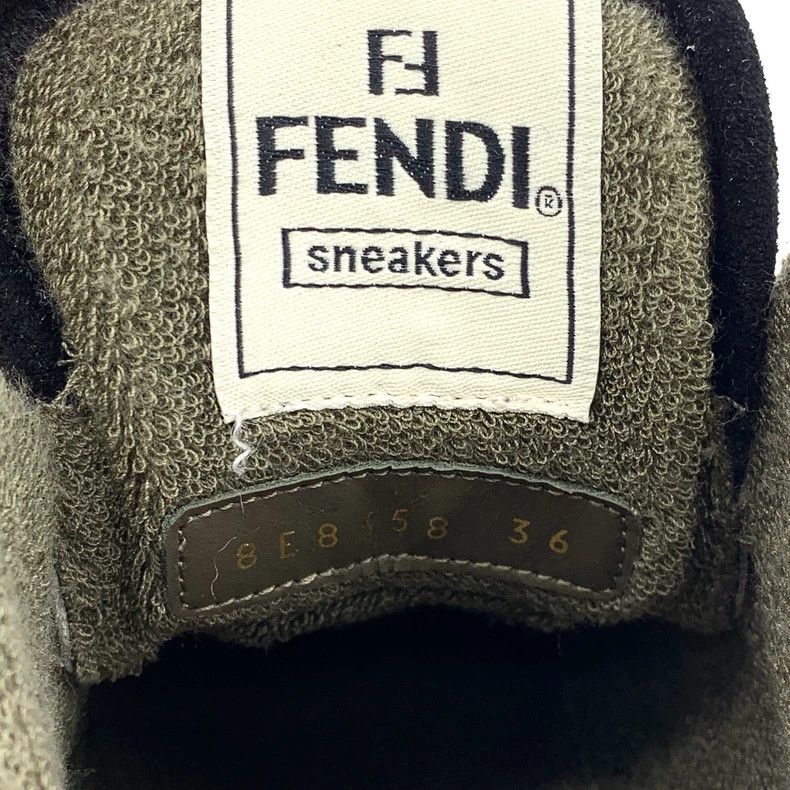 Fendi Fendi Match Color Block Mid-Top Sneakers Size US 6 / IT 36 - 8 Thumbnail