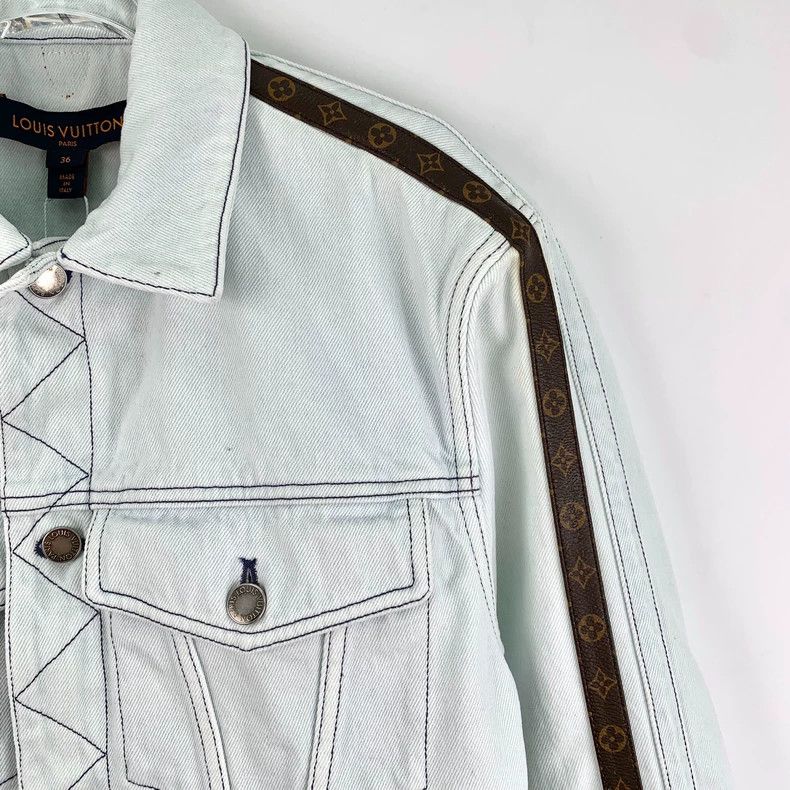 Louis Vuitton Louis Vuitton Light Blue Denim Jacket Size XS / US 0-2 / IT 36-38 - 3 Thumbnail