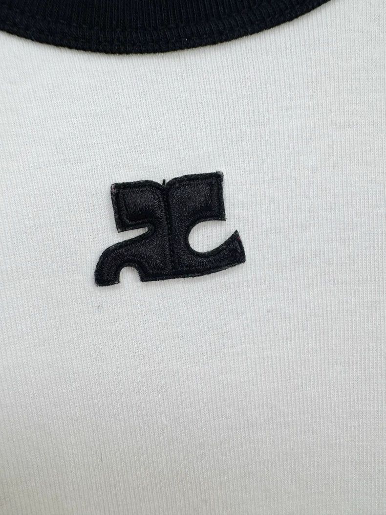 Courreges Courreges Short Sleeve Top Size M Size M / US 6-8 / IT 42-44 - 3 Thumbnail