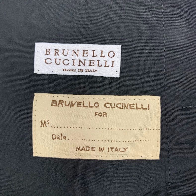 Brunello Cucinelli Brunello Cucinelli Black Double-Breasted Trench Coat Size M / US 6-8 / IT 42-44 - 6 Thumbnail
