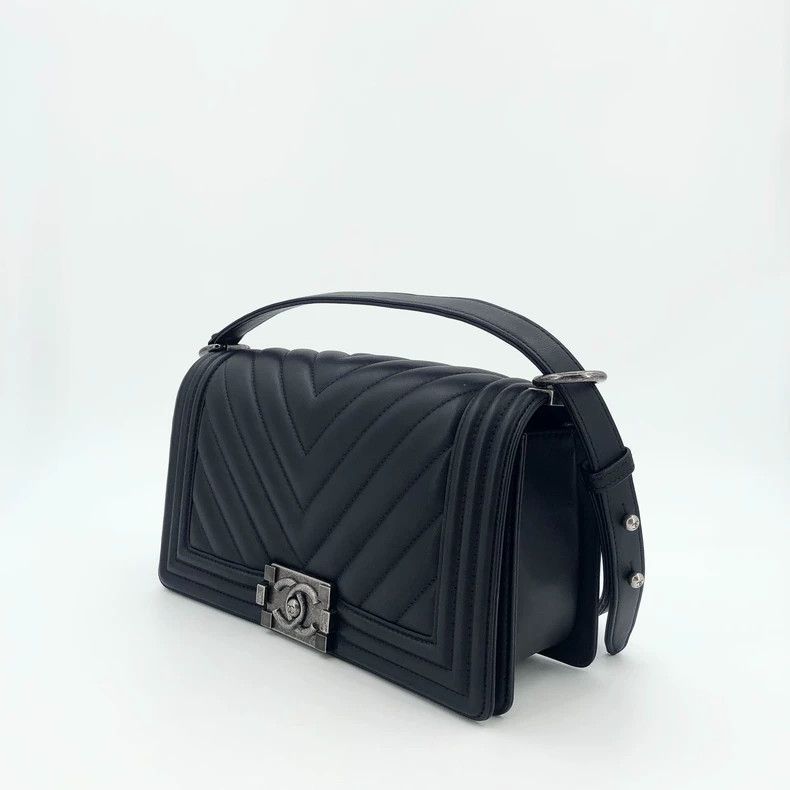 Chanel Chanel Leboy Black Shoulder Bag Size ONE SIZE - 3 Thumbnail