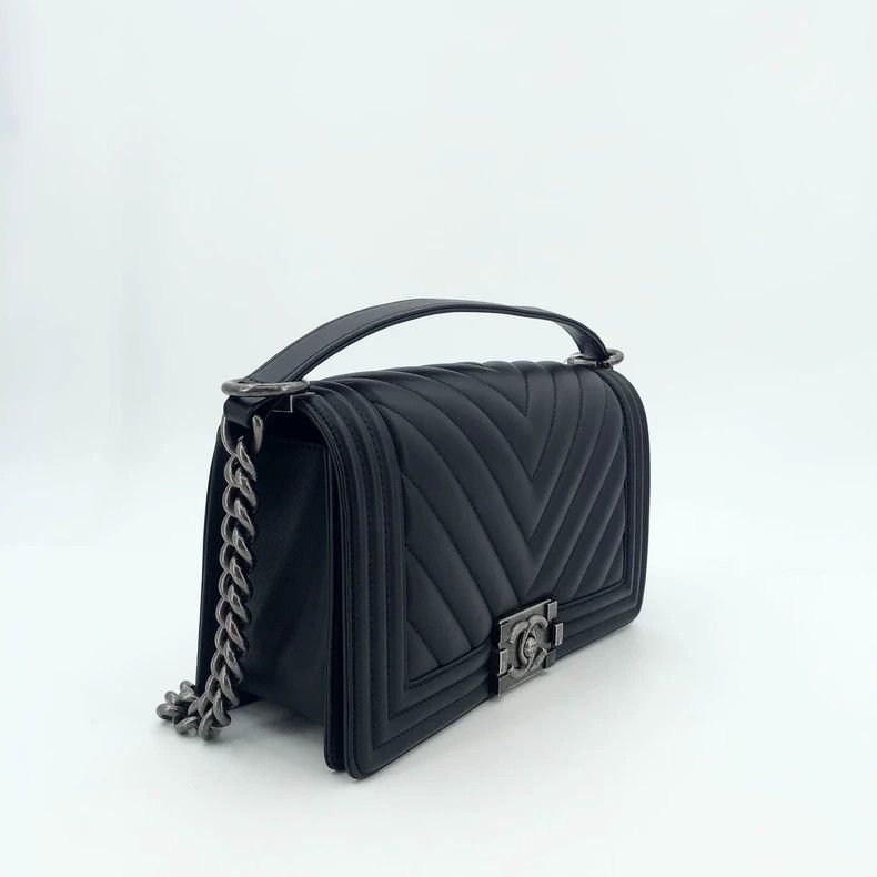 Chanel Chanel Leboy Black Shoulder Bag Size ONE SIZE - 4 Thumbnail