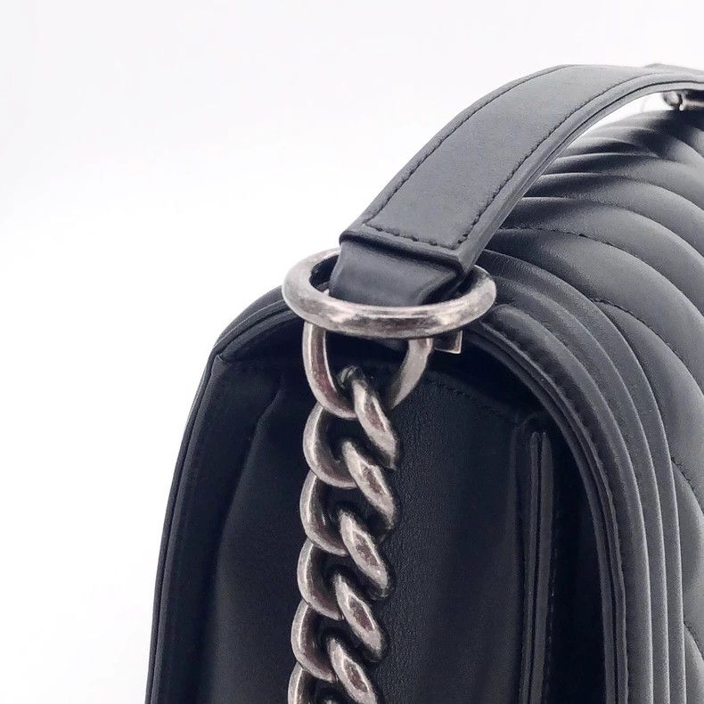 Chanel Chanel Leboy Black Shoulder Bag Size ONE SIZE - 8 Thumbnail