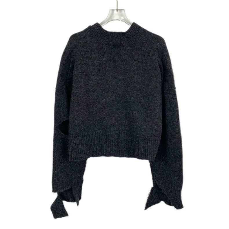 Celine Celine Gray Wool V-Neck Long Sleeve Sweater Size XS / US 0-2 / IT 36-38 - 2 Thumbnail