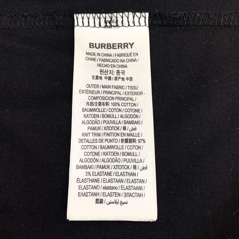 Burberry Burberry Black Logo Cotton T-Shirt Size XS Size XS / US 0-2 / IT 36-38 - 6 Thumbnail