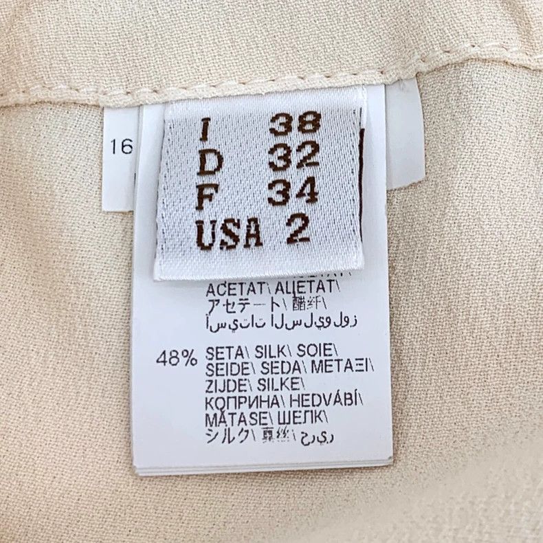 Brunello Cucinelli Brunello Cucinelli Beige Silk Shorts Size 38 Size 38" / US 16 / IT 52 - 6 Thumbnail