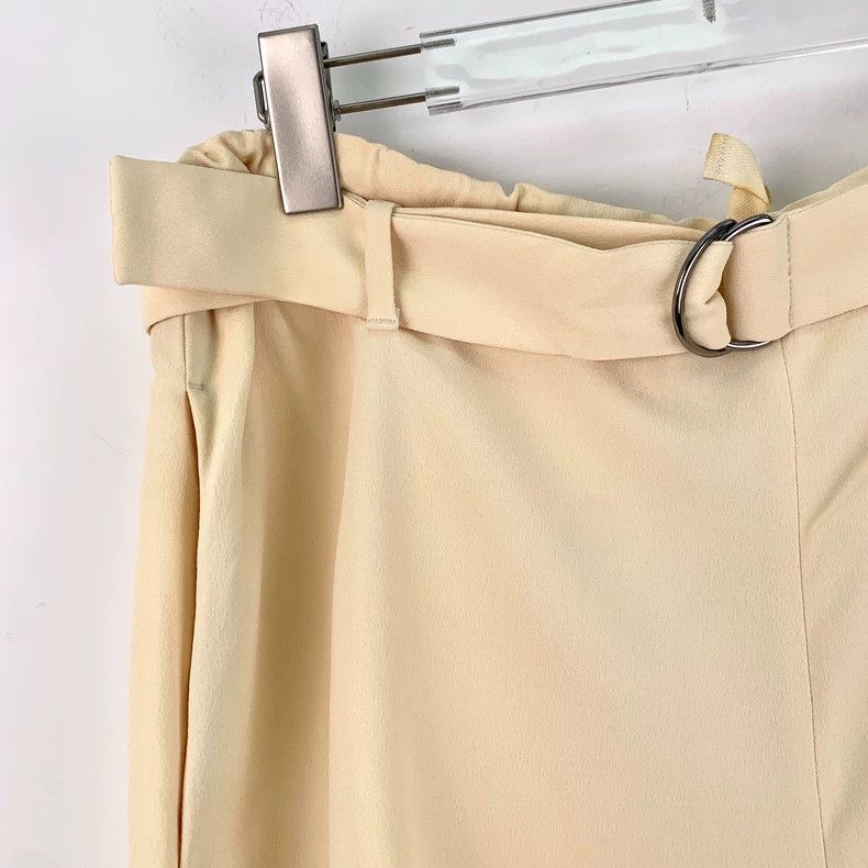 Brunello Cucinelli Brunello Cucinelli Beige Silk Shorts Size 38 Size 38" / US 16 / IT 52 - 3 Thumbnail
