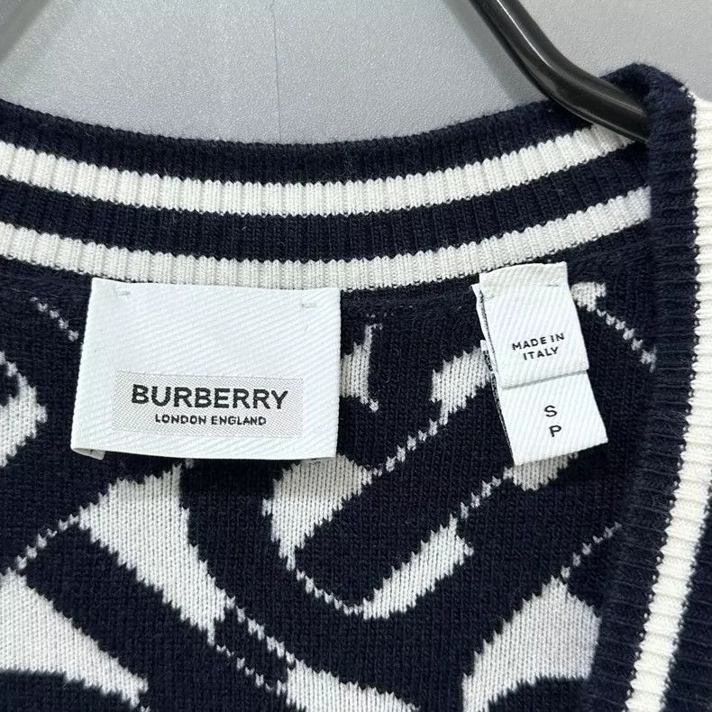 Burberry Burberry Long Sleeve Cardigan with Pattern Size S / US 4 / IT 40 - 5 Thumbnail