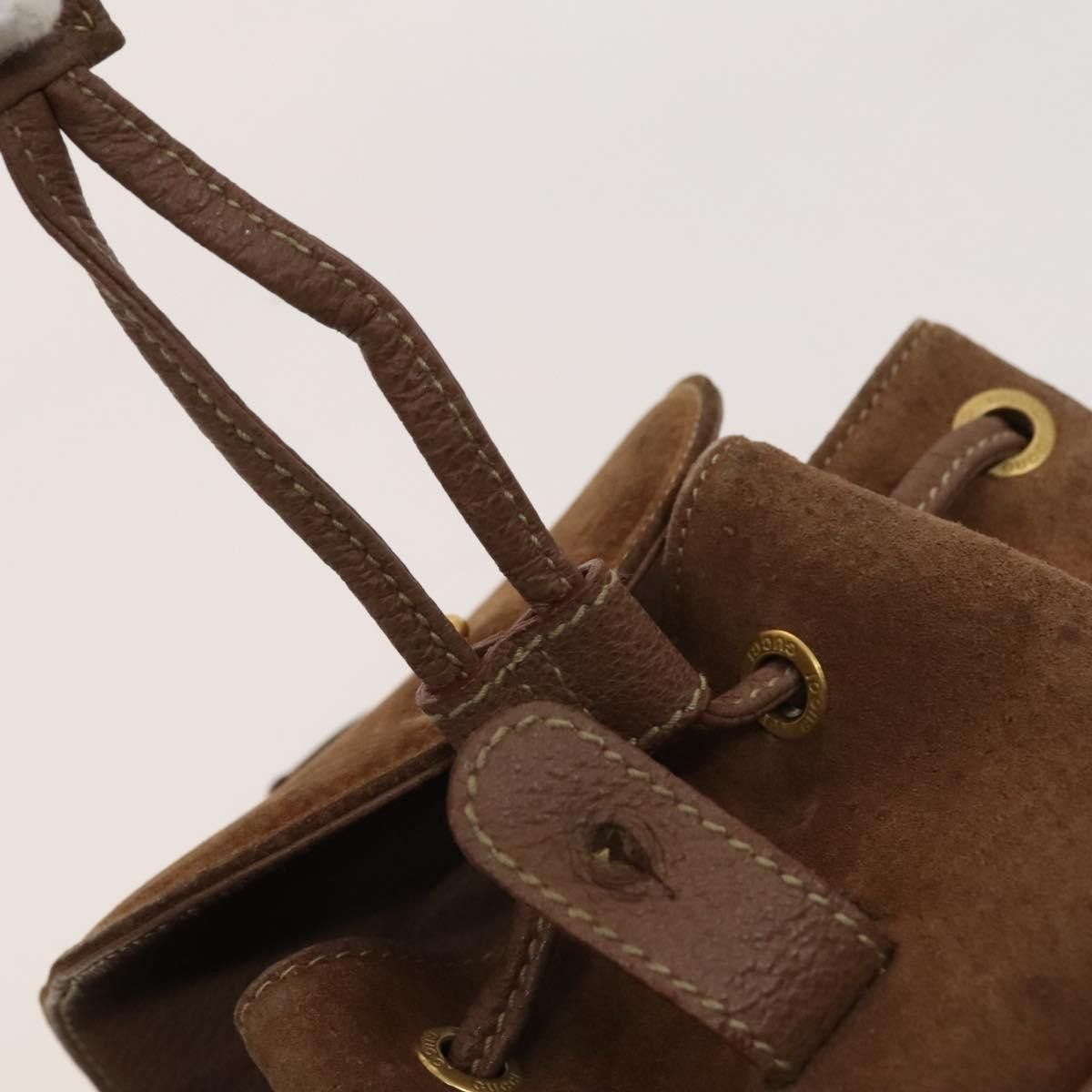 Gucci GUCCI Backpack Leather Brown Gold 003 3444 0030 Auth 121800 Size ONE SIZE - 10 Thumbnail