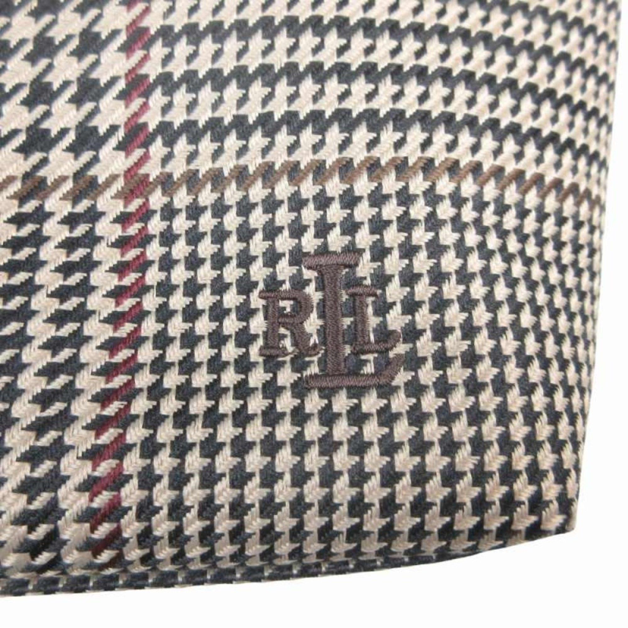 Ralph Lauren RALPH LAUREN Houndstooth Check Shoulder Bag Pochette Sacoche Beige Brown Women's Size ONE SIZE - 5 Thumbnail