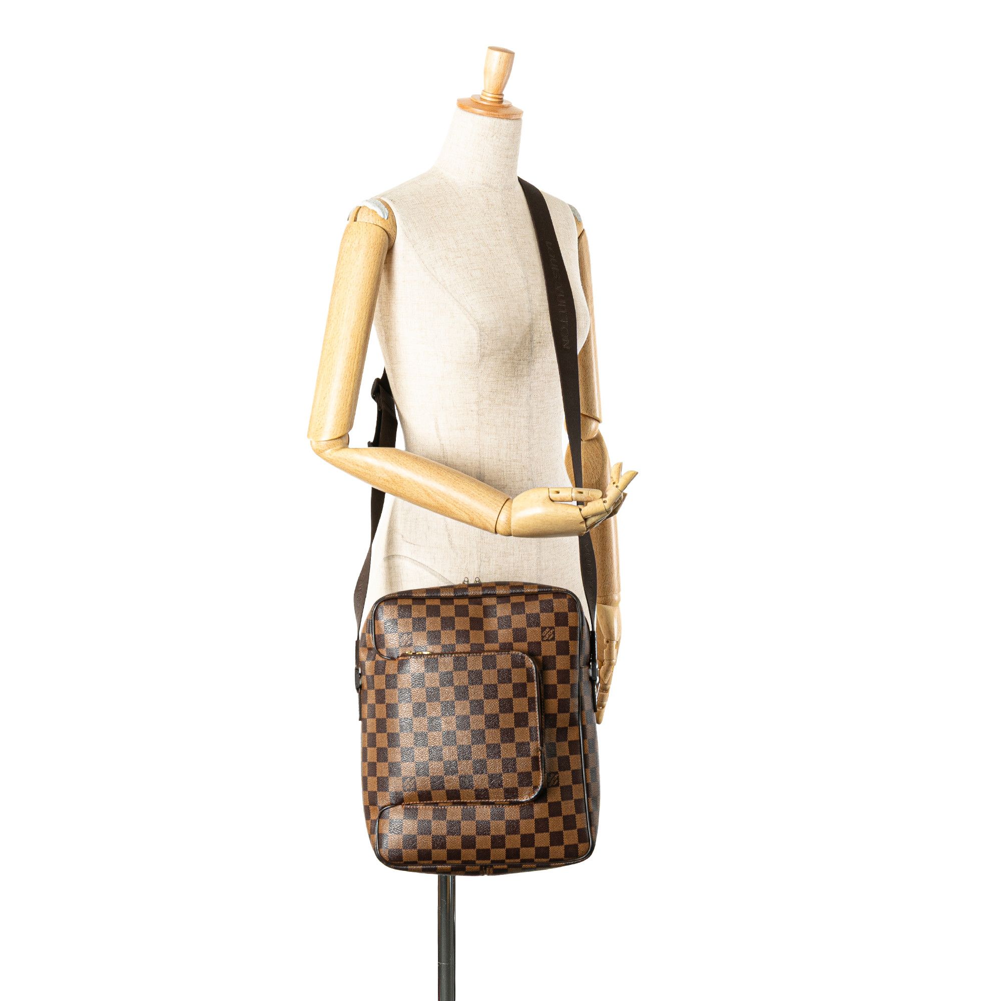 Louis Vuitton Louis Vuitton Damier Ebene Olav MM Size ONE SIZE - 12 Thumbnail