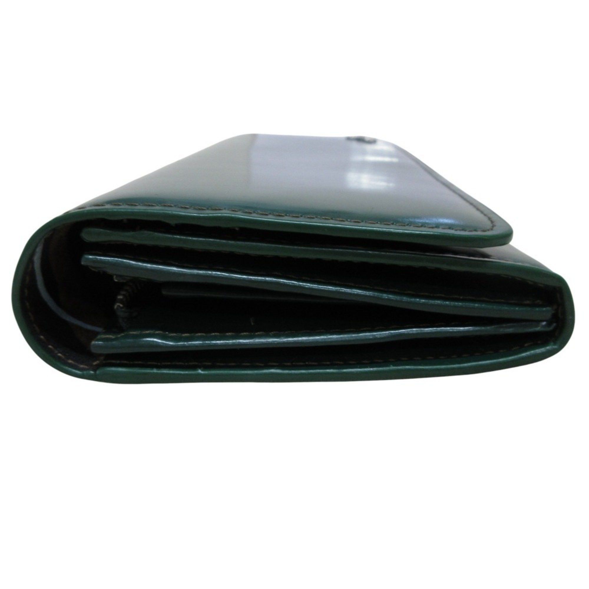 Vivienne Westwood Vivienne Westwood Leather Long Wallet, Bi-fold, Green, Women's Size ONE SIZE - 5 Thumbnail
