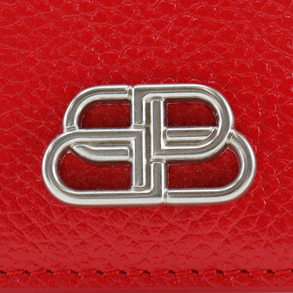 Balenciaga Balenciaga Balenciaga BB Logo Leather Wallet Leather Short Wallet 601474 DUTY FREE for USA Size ONE SIZE - 10 Thumbnail