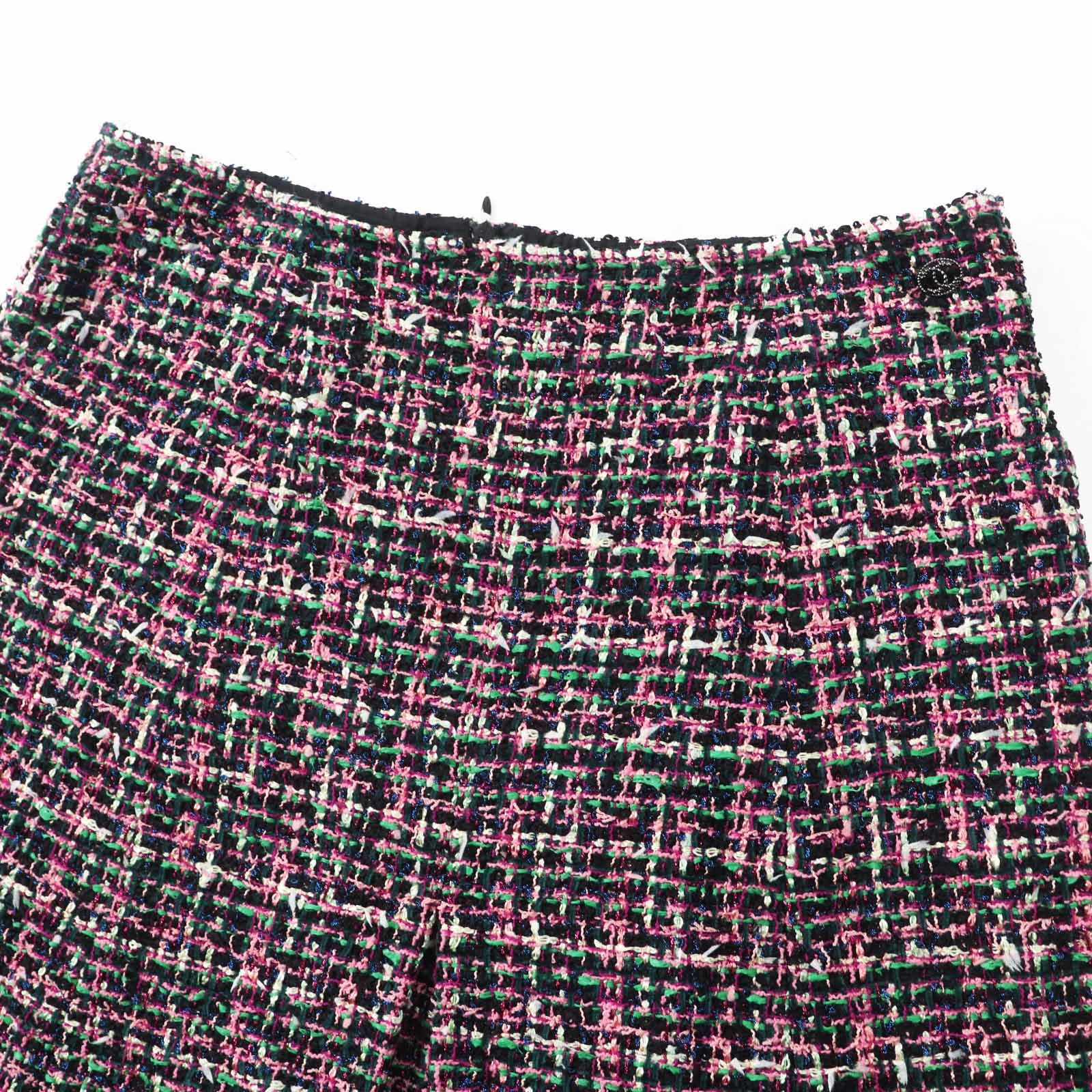 Chanel Chanel Chanel COCO Mark Mixed Tweed Skirt Mixed Tweed Skirt Others Skirts P60792 Size ONE SIZE - 2 Thumbnail