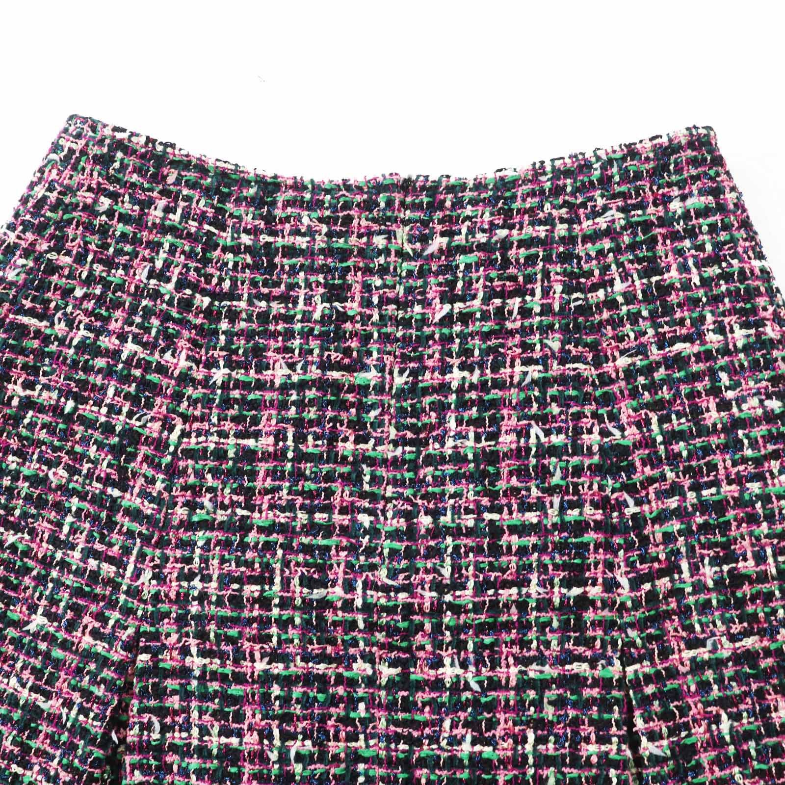Chanel Chanel Chanel COCO Mark Mixed Tweed Skirt Mixed Tweed Skirt Others Skirts P60792 Size ONE SIZE - 4 Thumbnail