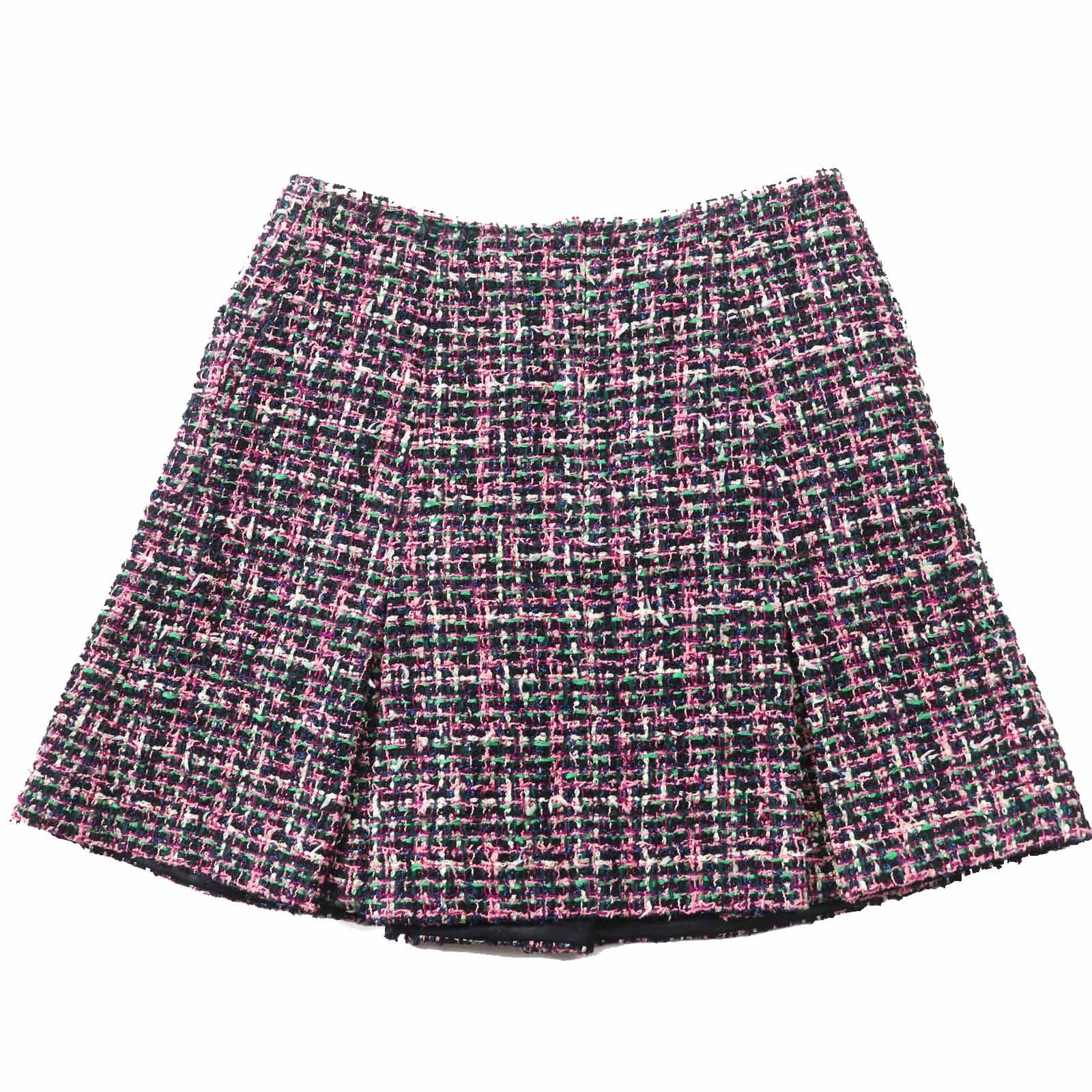 Chanel Chanel Chanel COCO Mark Mixed Tweed Skirt Mixed Tweed Skirt Others Skirts P60792 Size ONE SIZE - 3 Thumbnail