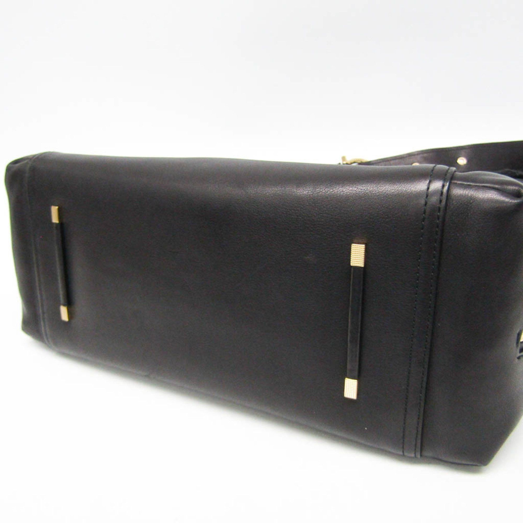 Salvatore Ferragamo Salvatore Ferragamo RG-21 G839 Women's Leather,Leather Tote Bag Black Size ONE SIZE - 7 Thumbnail