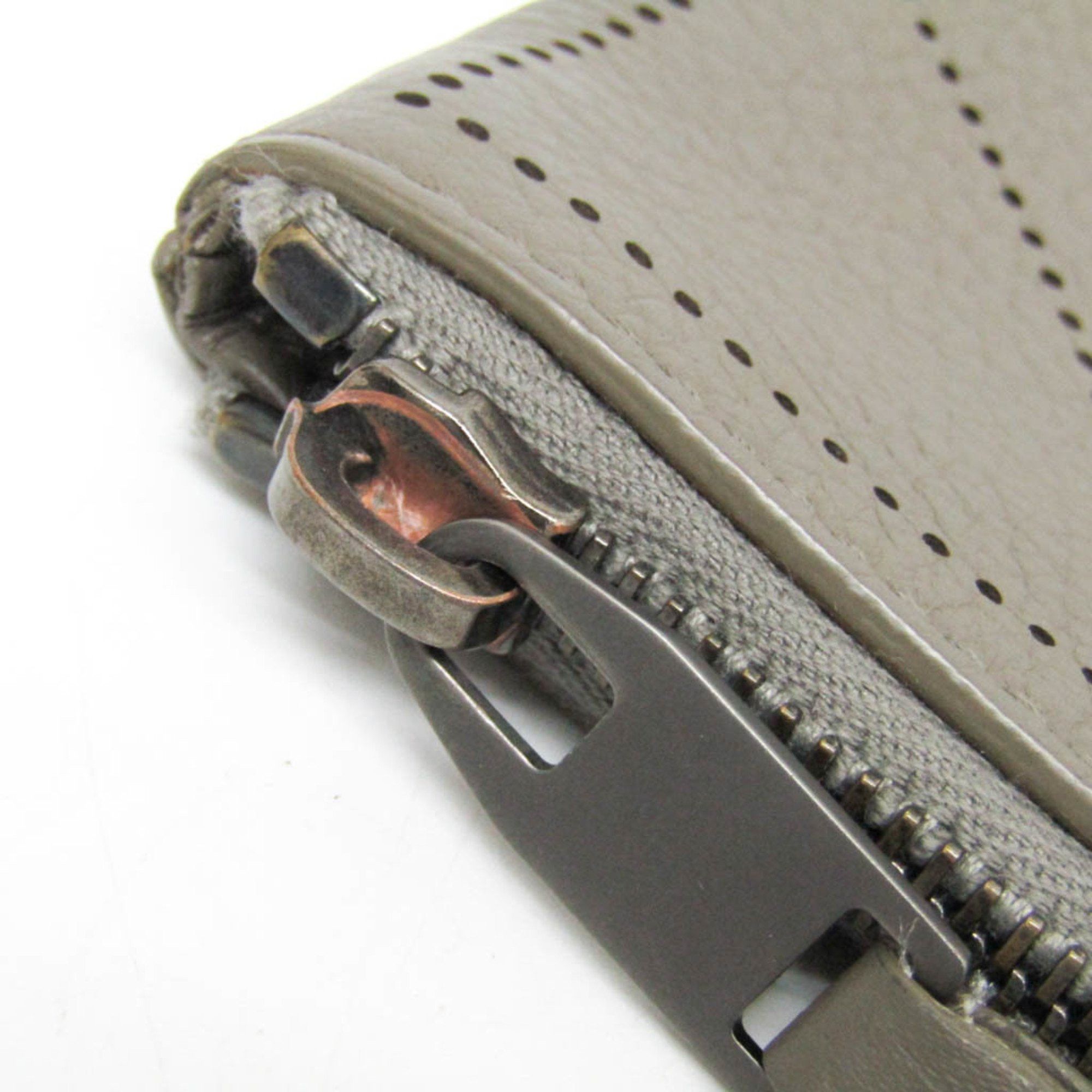 Balenciaga Balenciaga Classical Clutch Pouch 459511 Women,Men Leather Clutch Bag Grayish Size ONE SIZE - 8 Thumbnail