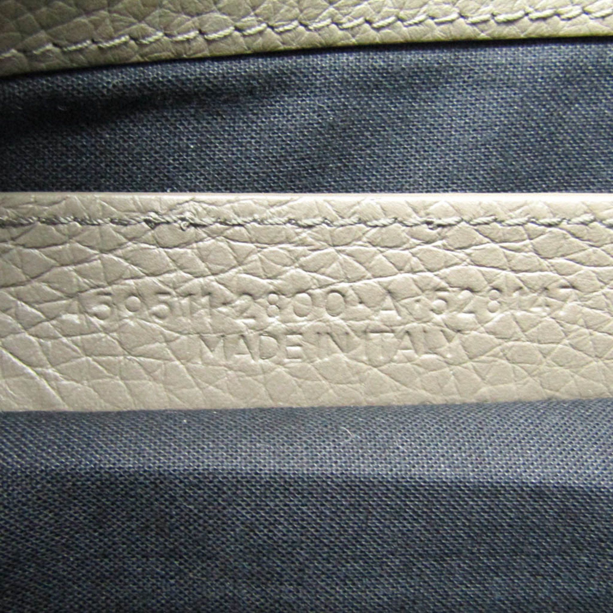 Balenciaga Balenciaga Classical Clutch Pouch 459511 Women,Men Leather Clutch Bag Grayish Size ONE SIZE - 10 Thumbnail