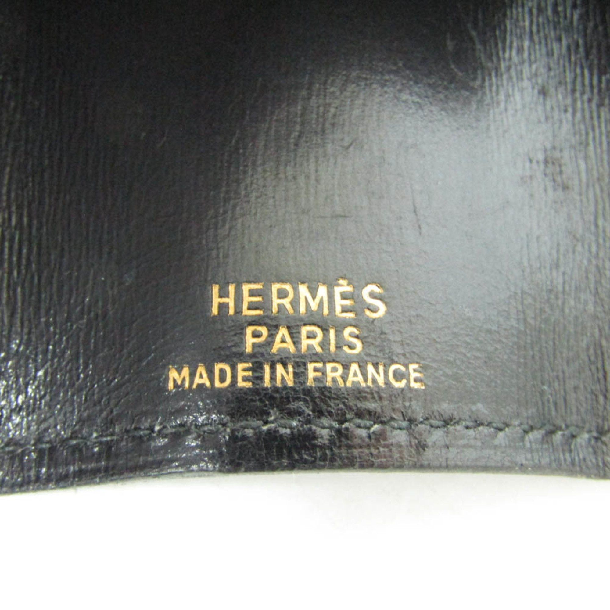 Hermes Hermes Women,Men Leather Key Case Black Size ONE SIZE - 9 Thumbnail