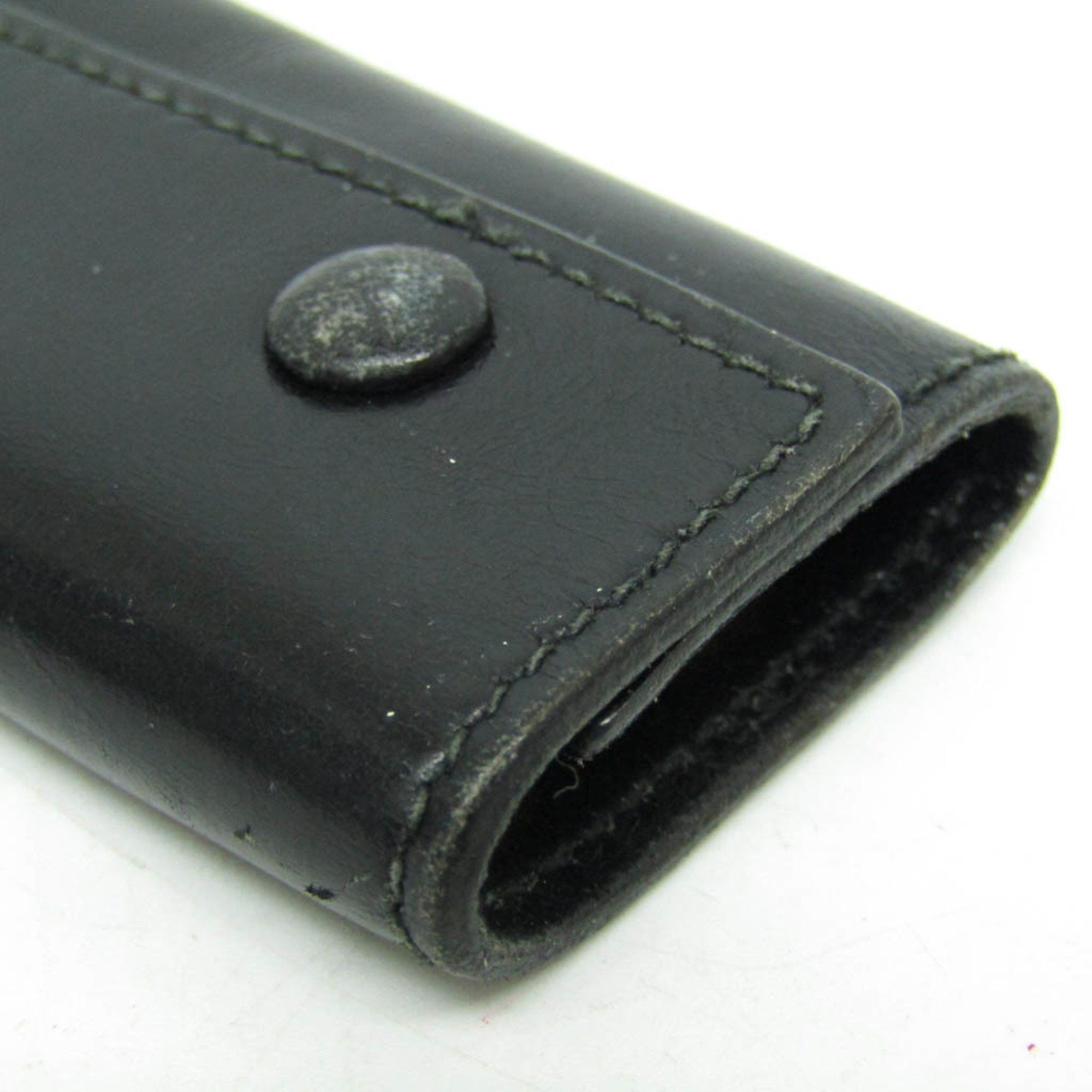 Hermes Hermes Women,Men Leather Key Case Black Size ONE SIZE - 4 Thumbnail