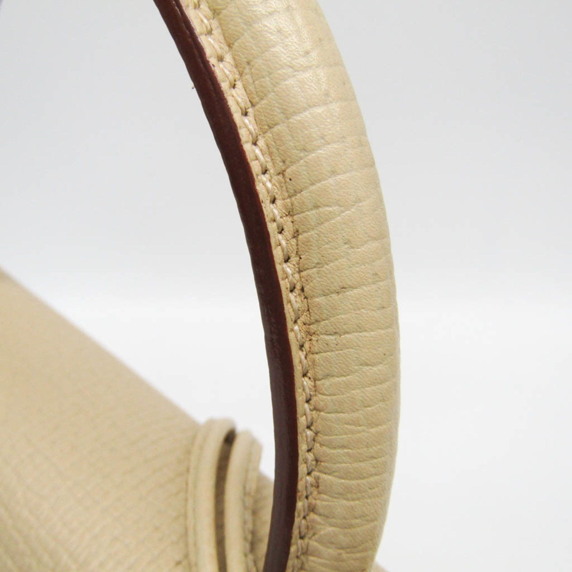 Loewe Loewe Barcelona Women's Leather Handbag,Shoulder Bag Cream Size ONE SIZE - 7 Thumbnail
