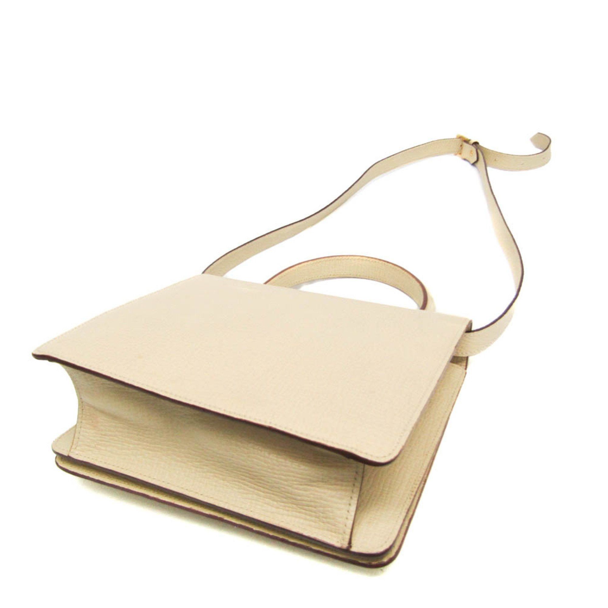 Loewe Loewe Barcelona Women's Leather Handbag,Shoulder Bag Cream Size ONE SIZE - 2 Thumbnail