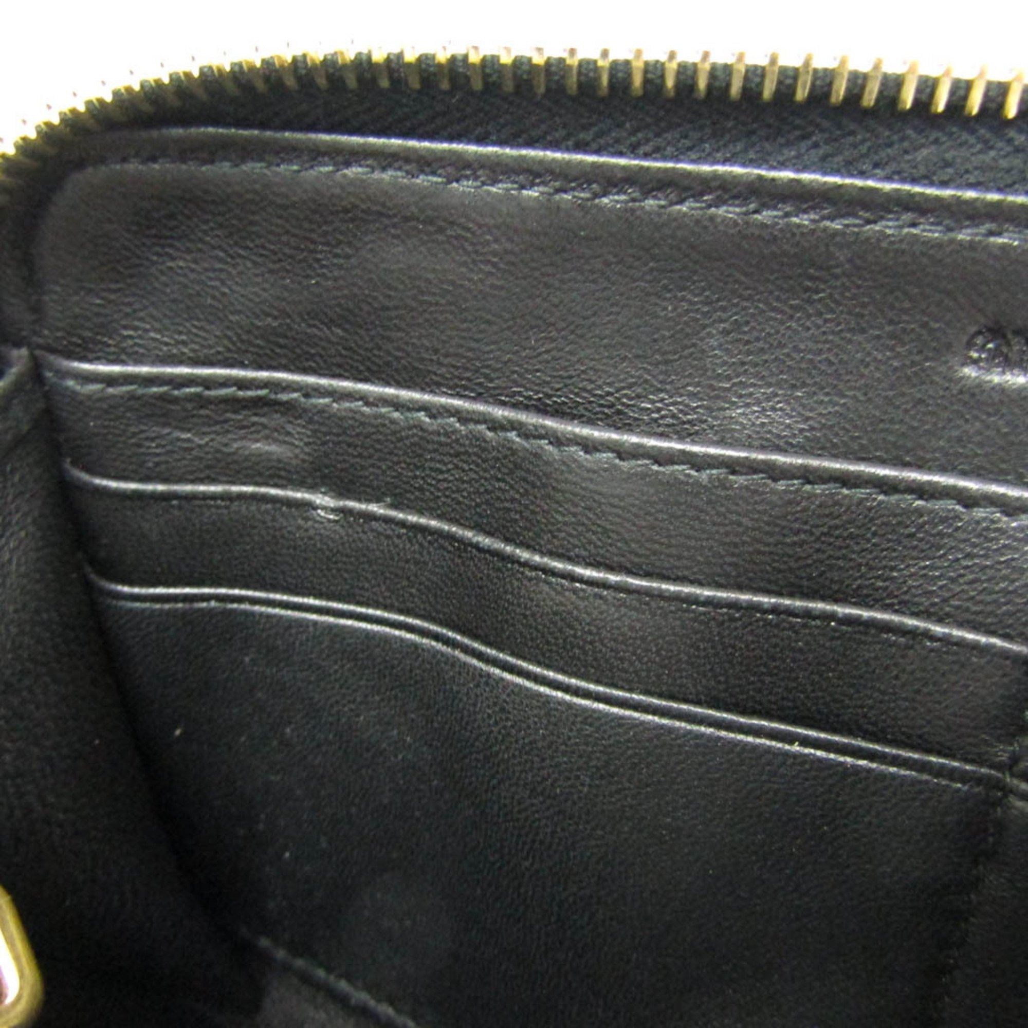 Miu Miu Miu Miu Matelasse 5M0506 Women's Leather Long Wallet (bi-fold) Black Size ONE SIZE - 9 Thumbnail