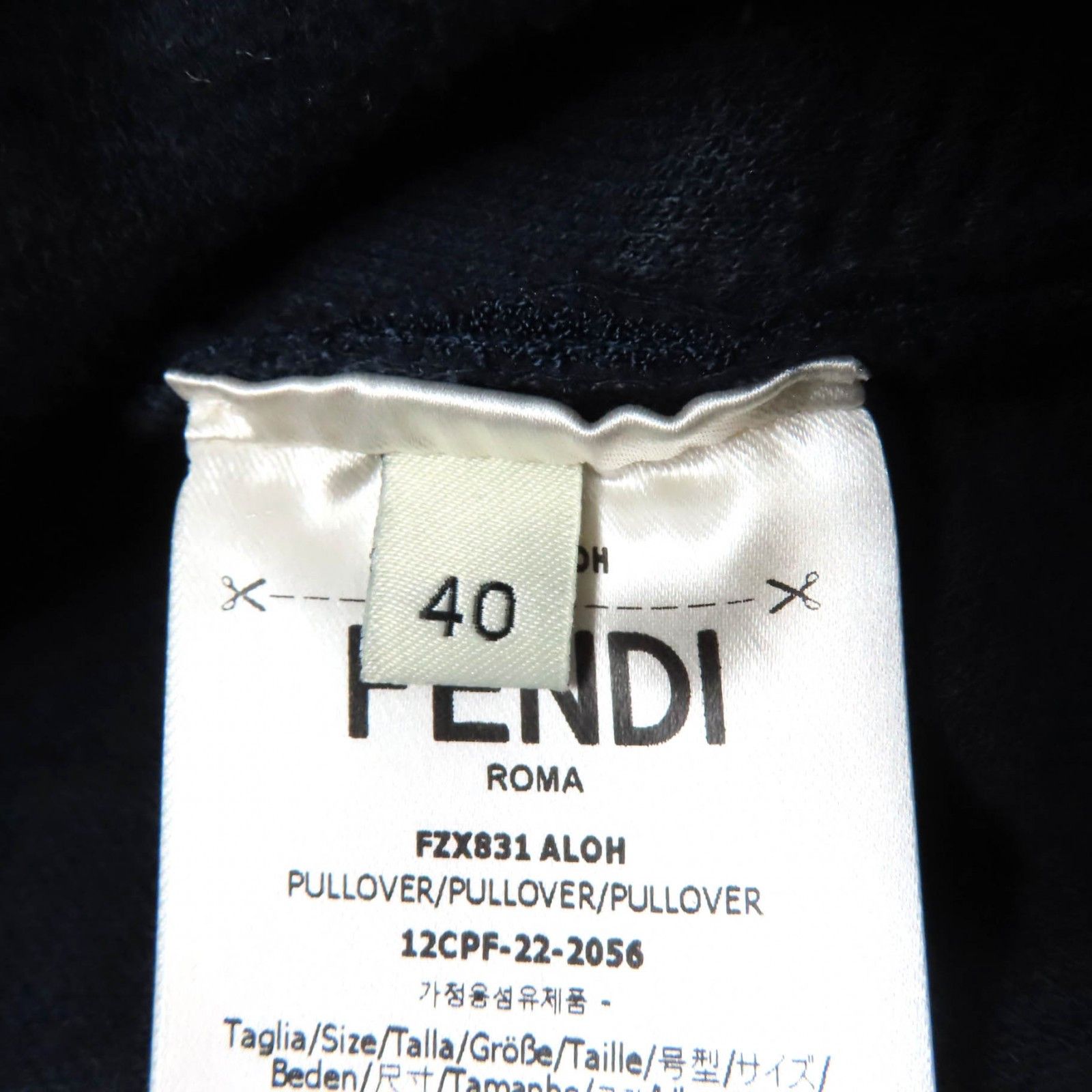 Fendi Fendi Fendi FF logo Knit Top Others Tops FZX831 DUTY FREE for USA Size ONE SIZE - 7 Thumbnail