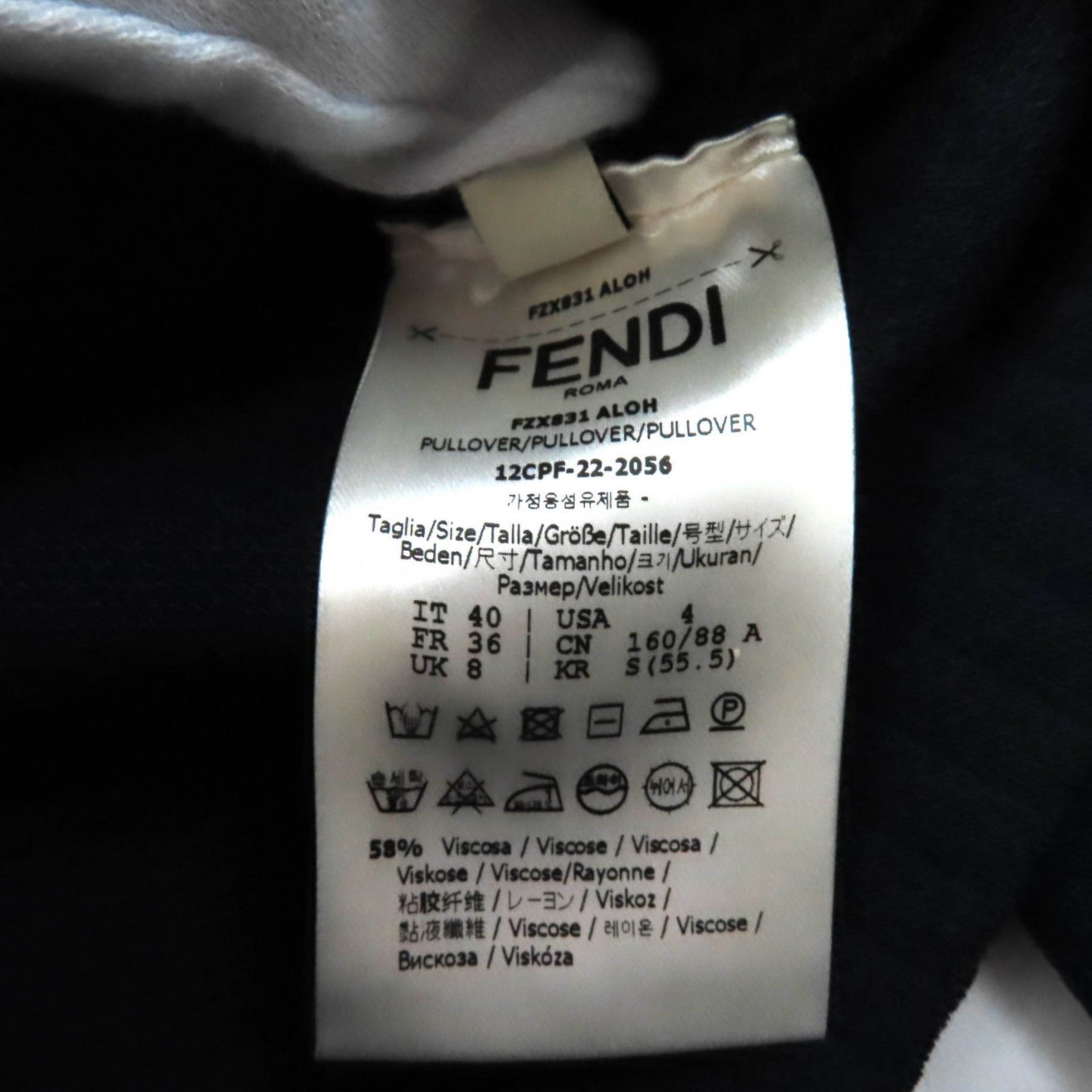 Fendi Fendi Fendi FF logo Knit Top Others Tops FZX831 DUTY FREE for USA Size ONE SIZE - 8 Thumbnail