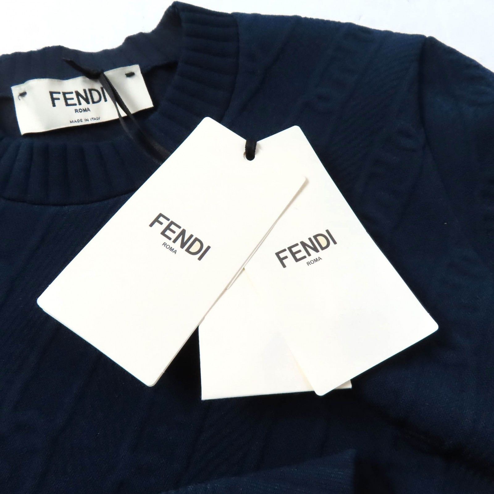Fendi Fendi Fendi FF logo Knit Top Others Tops FZX831 DUTY FREE for USA Size ONE SIZE - 11 Thumbnail