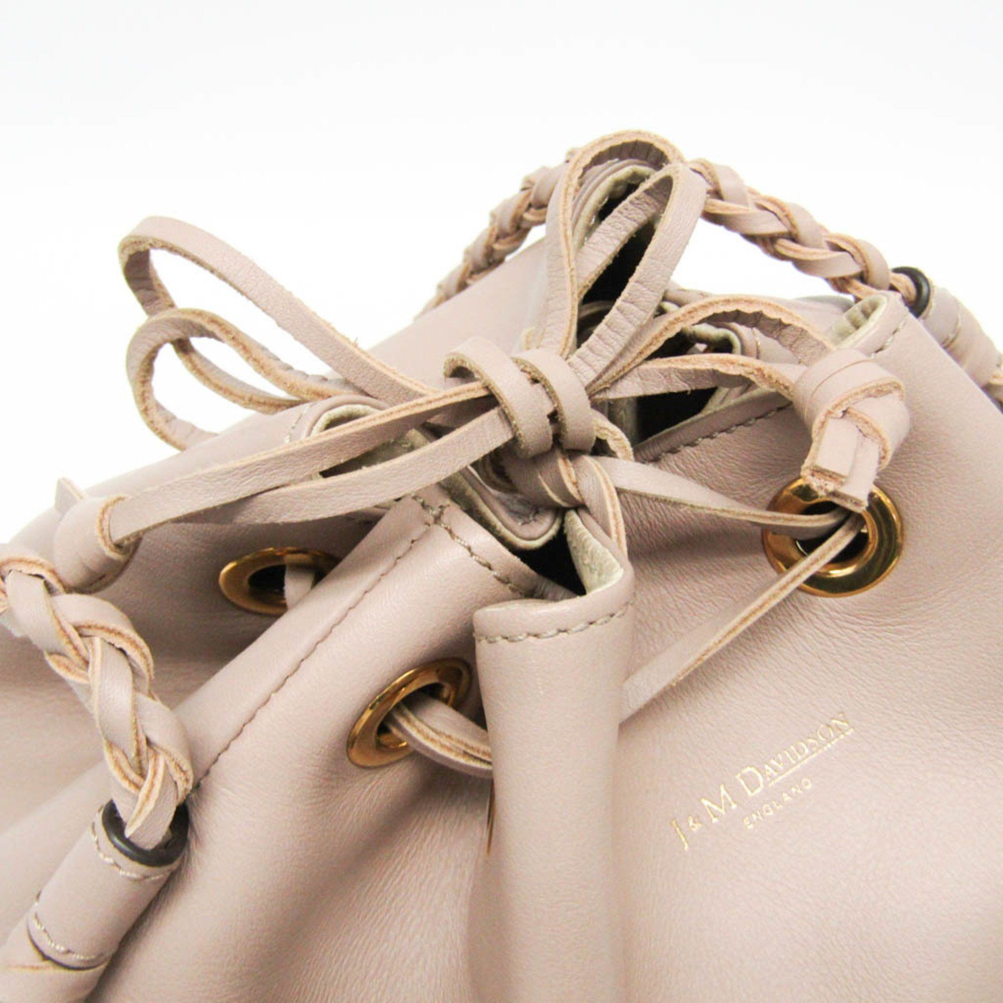 Other J&M Davidson Carnival L Women's Leather Shoulder Bag Pink Beige Size ONE SIZE - 9 Thumbnail