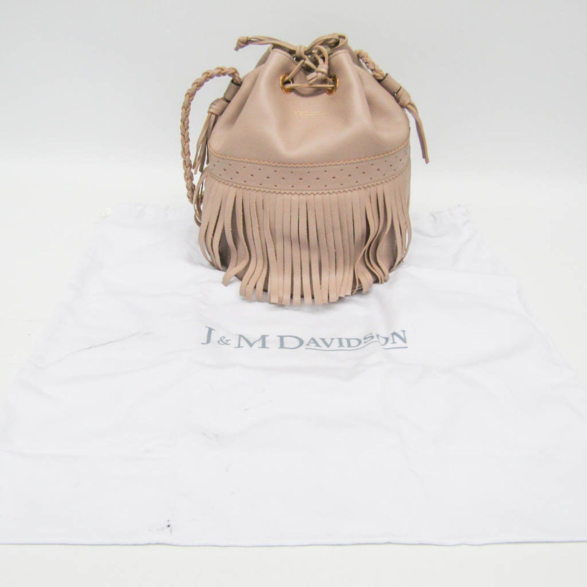 Other J&M Davidson Carnival L Women's Leather Shoulder Bag Pink Beige Size ONE SIZE - 2 Thumbnail