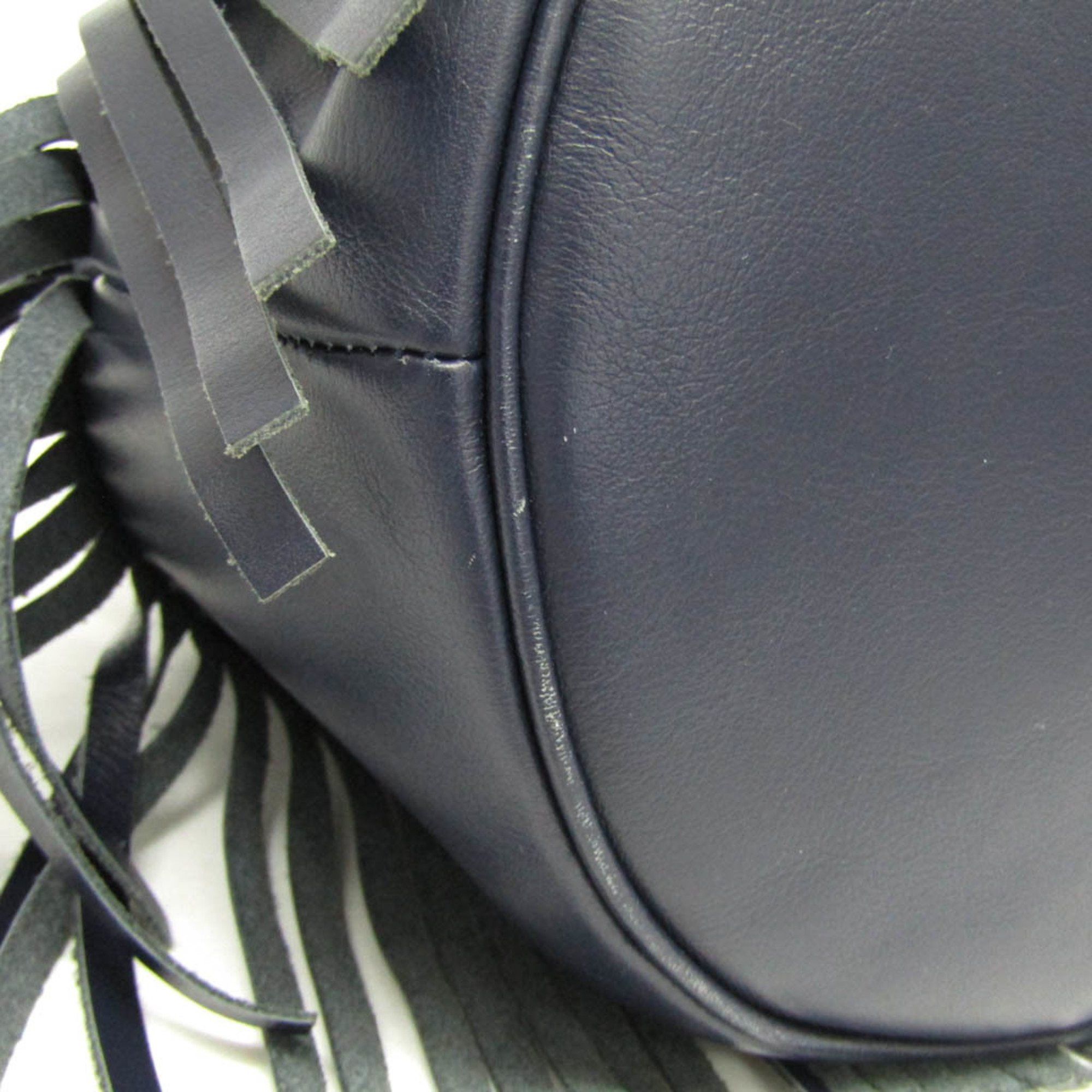 Other J&M Davidson Carnival L Women's Leather Shoulder Bag Navy Size ONE SIZE - 9 Thumbnail